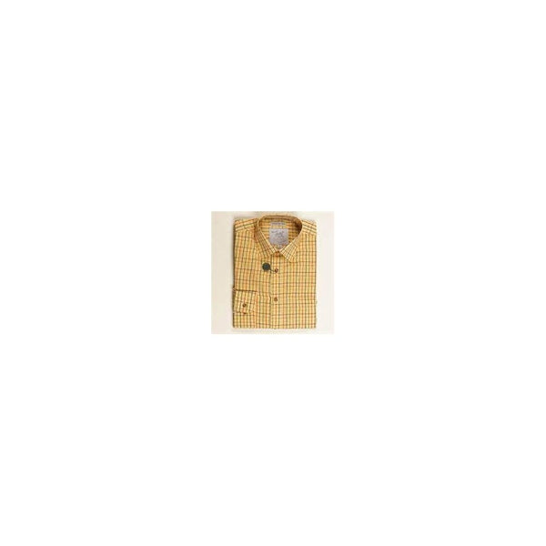 Boys Carmarthen Checked Shirt - Gold