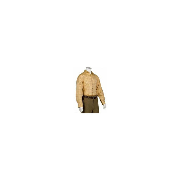 Boys Carmarthen Checked Shirt - Gold