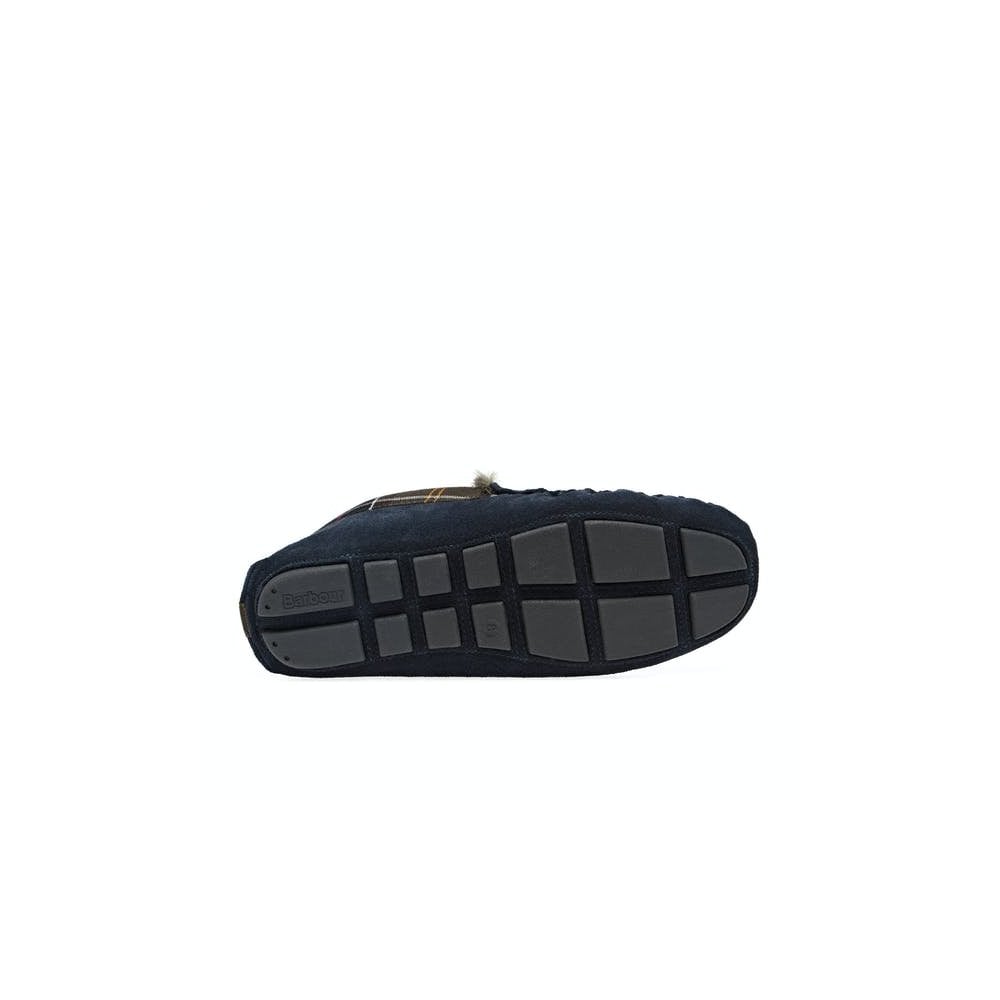 Monty Men's Suede Slippers - Navy