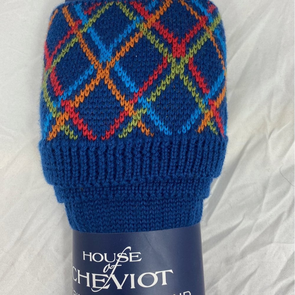 Lady Melrose Shooting Sock - Mid Blue