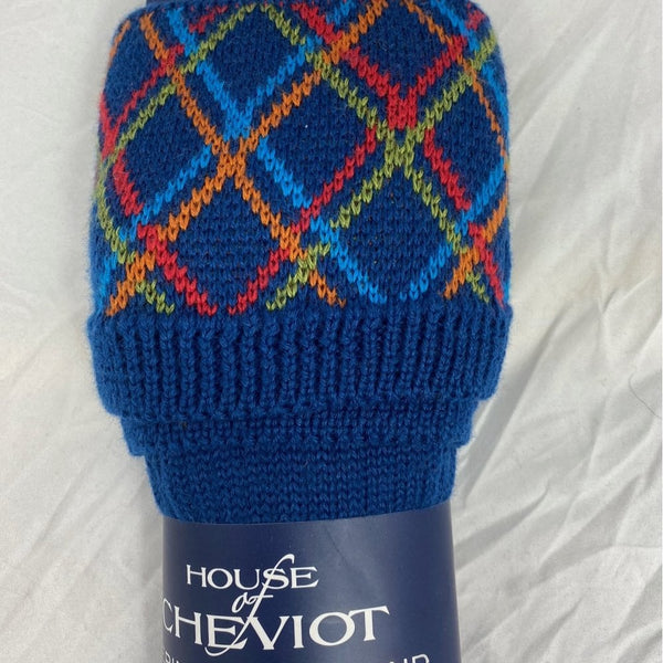 Lady Melrose Shooting Sock - Mid Blue