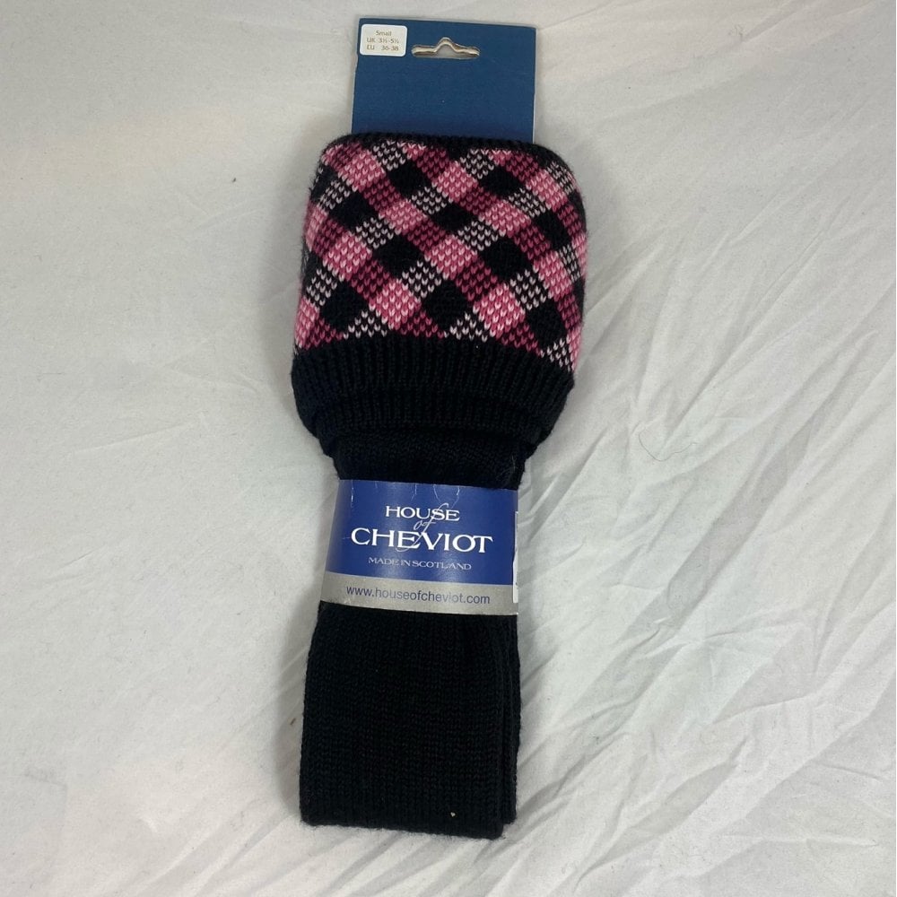 Lady Spey Socks - Black/Pink