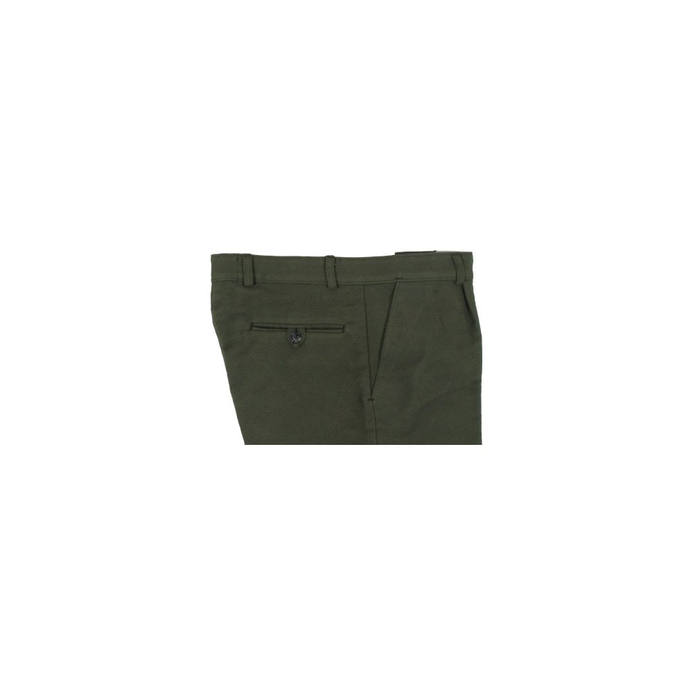 Moleskin Breeks with Buckle - Dark Olive