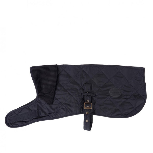 Quilted Dog Coat in Black