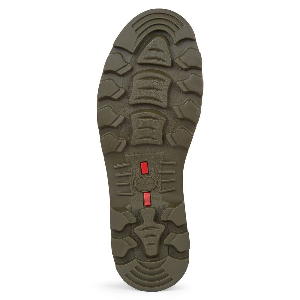 Men's Chasseur Leather Lined Wellington Boots - Vert Vierzon
