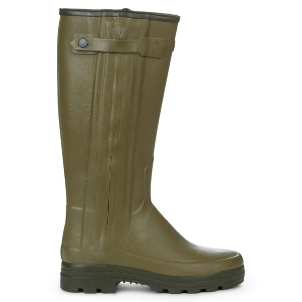 Men's Chasseur Neoprene Lined Wellington Boots - Vert Vierzon
