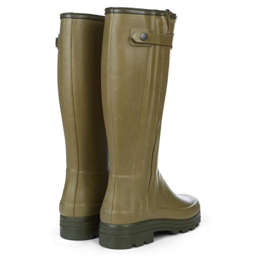 Men's Chasseur Neoprene Lined Wellington Boots - Vert Vierzon