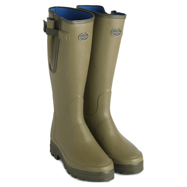 Men's Vierzonord Neoprene Lined Wellingtons - Vert Vierzon