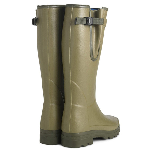 Men's Vierzonord Neoprene Lined Wellingtons - Vert Vierzon