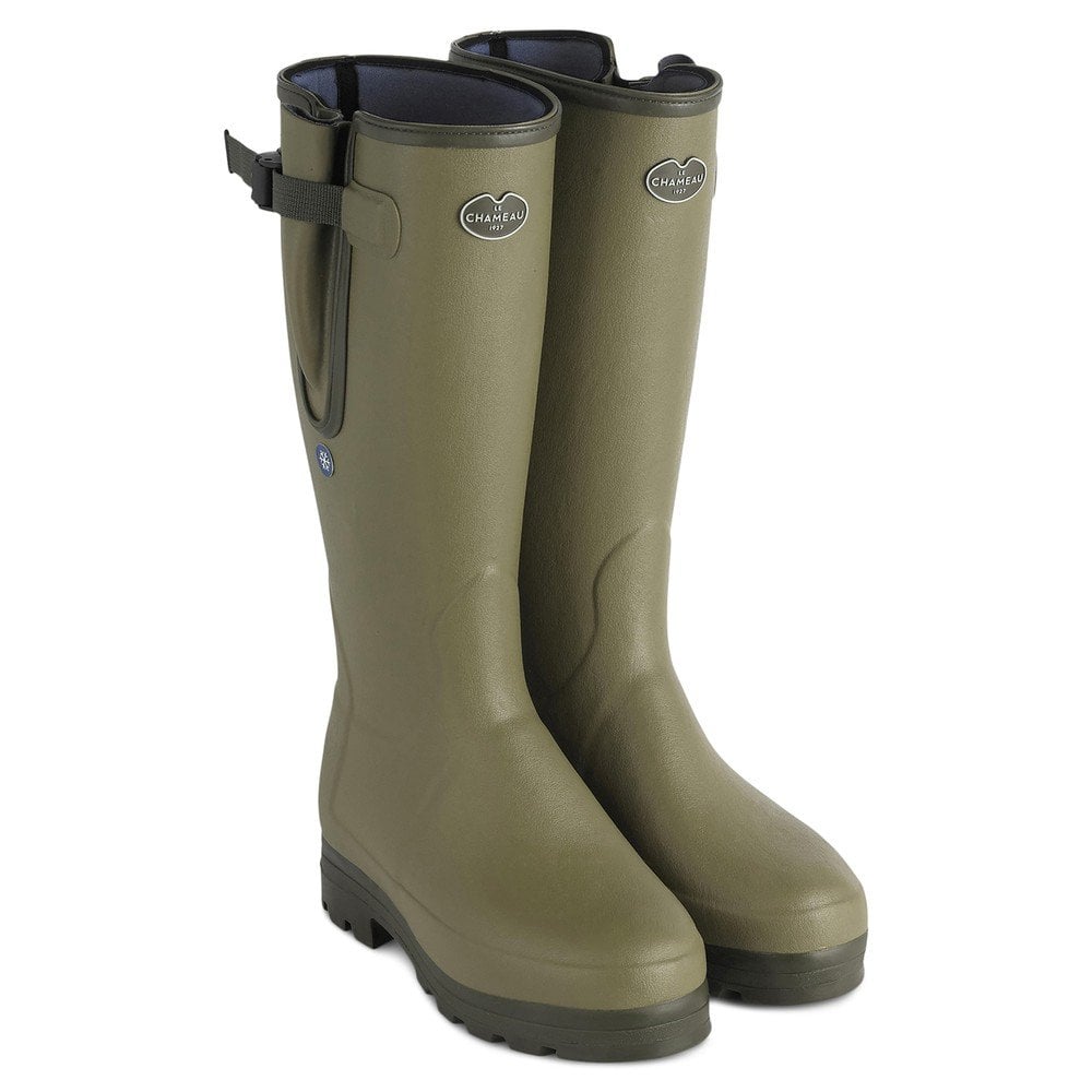 Men's Vierzonord Plus Neoprene Lined Wellingtons - Vert Vierzon