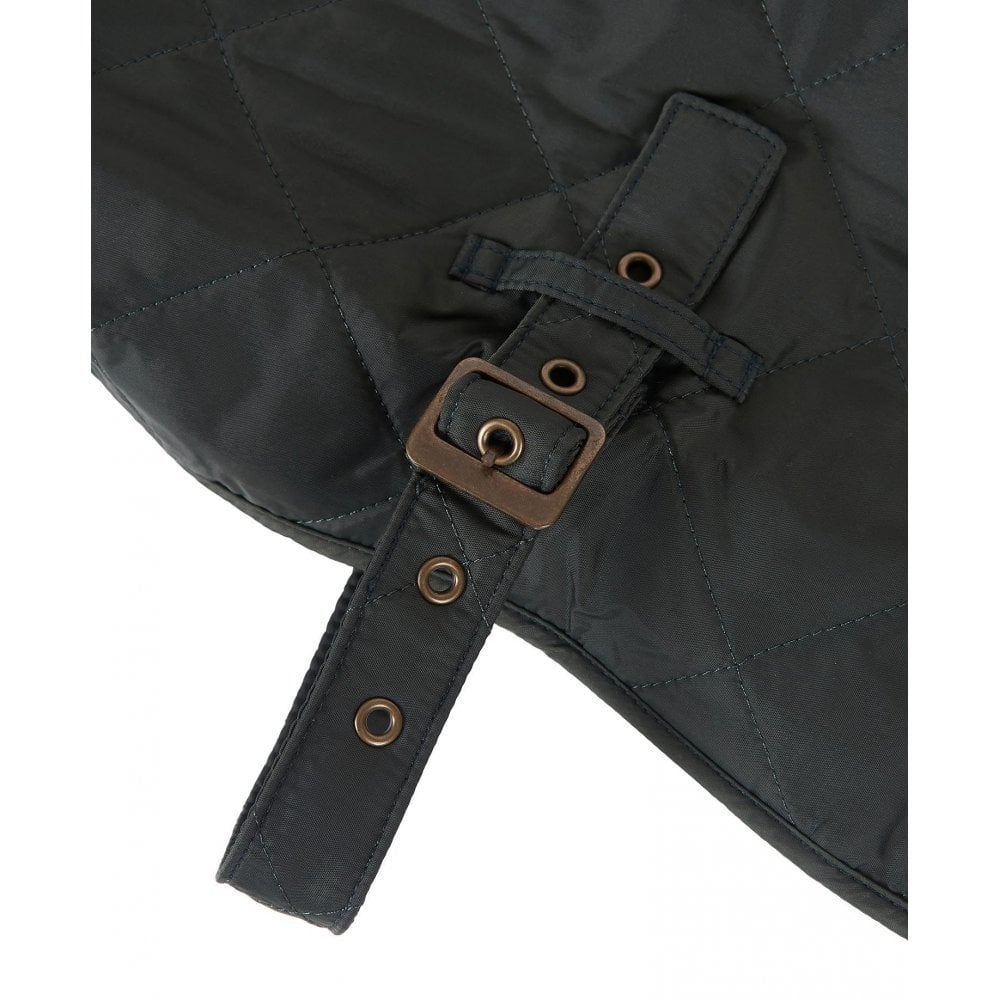 Quilted Dog Coat in Olive