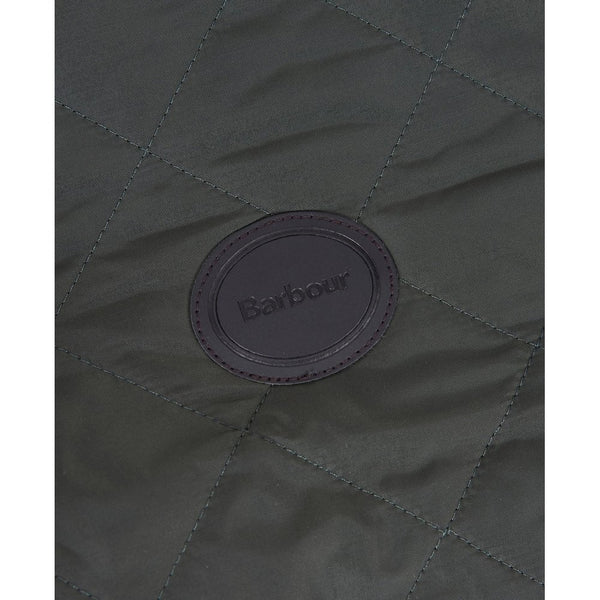Quilted Dog Coat in Olive