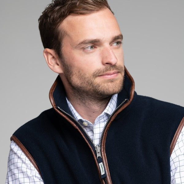 Oakham Fleece Gilet - Navy
