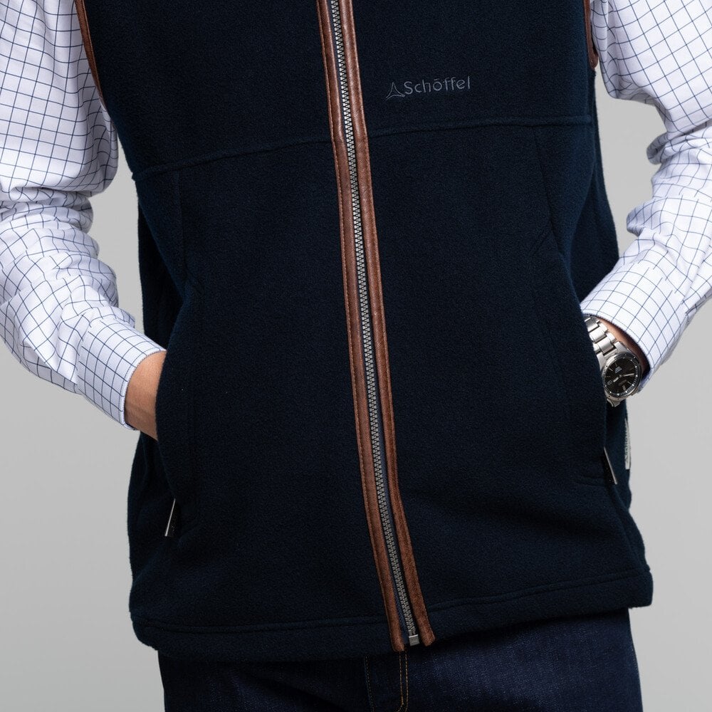 Oakham Fleece Gilet - Navy