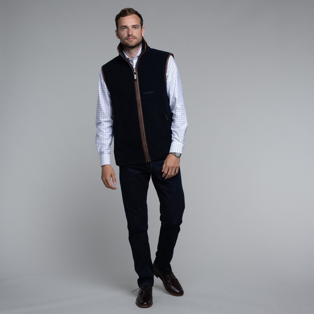 Oakham Fleece Gilet - Navy
