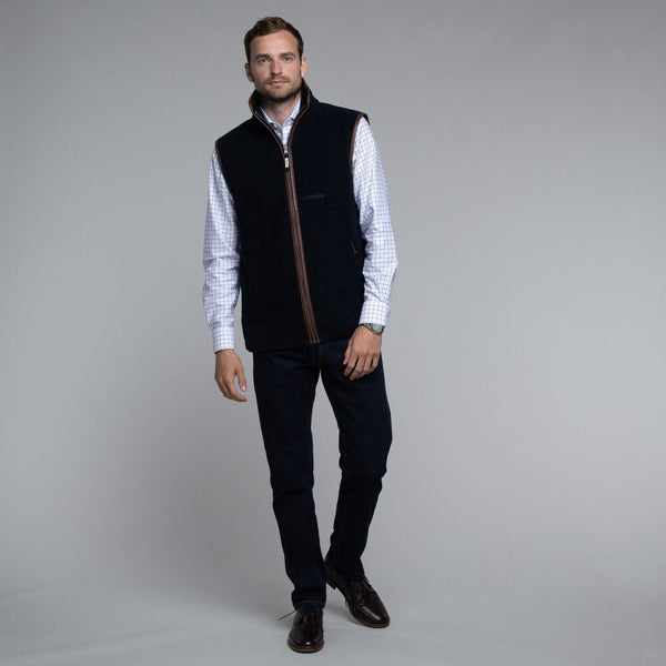 Oakham Fleece Gilet - Navy