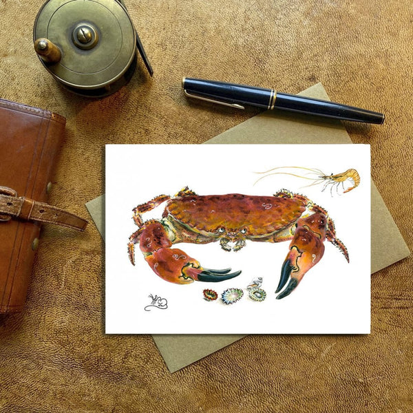 Male Crab Card