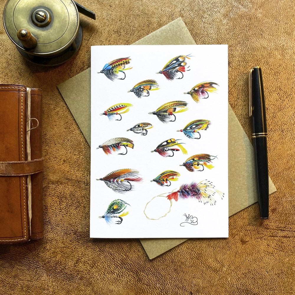 Salmon Flies Card 1