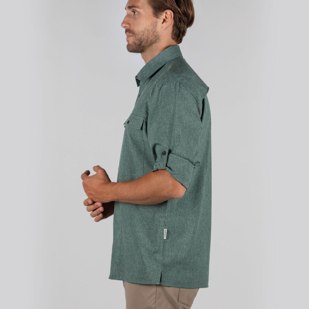 Findhorn Technical Fishing Shirt - Dark Olive
