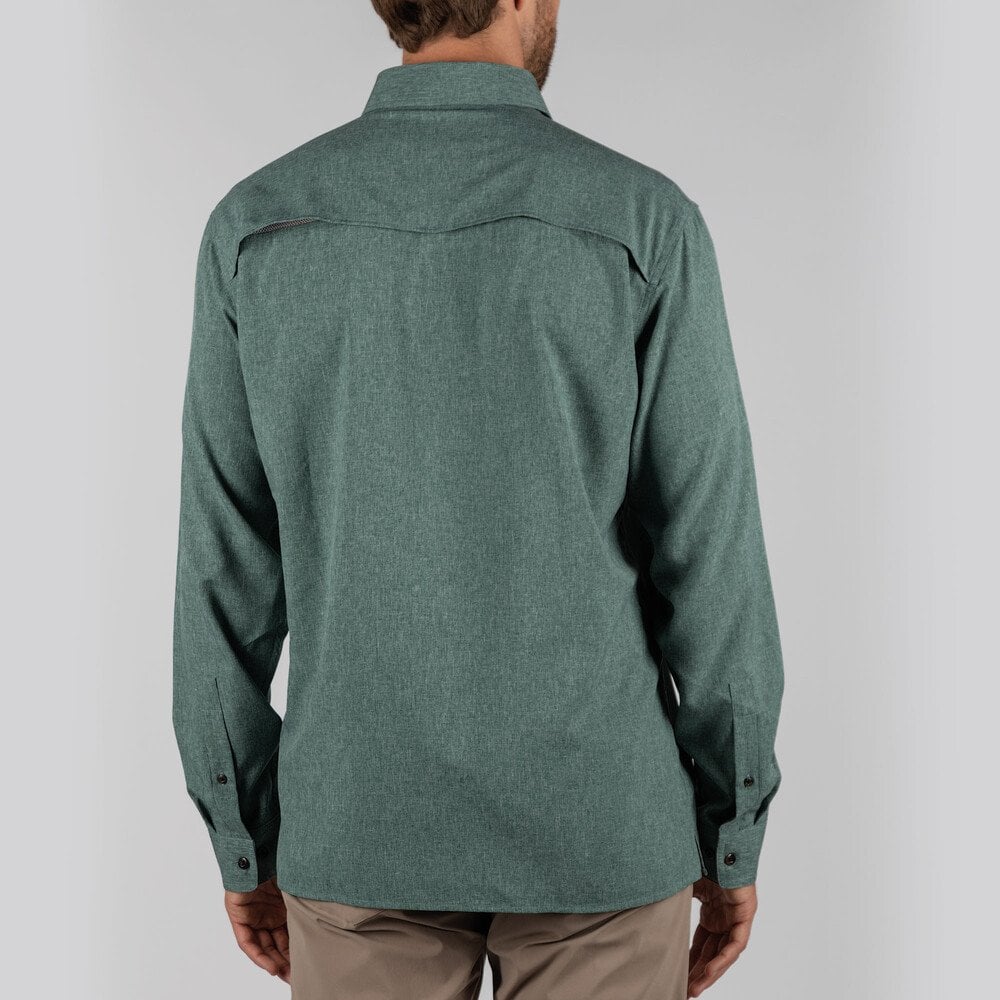Findhorn Technical Fishing Shirt - Dark Olive