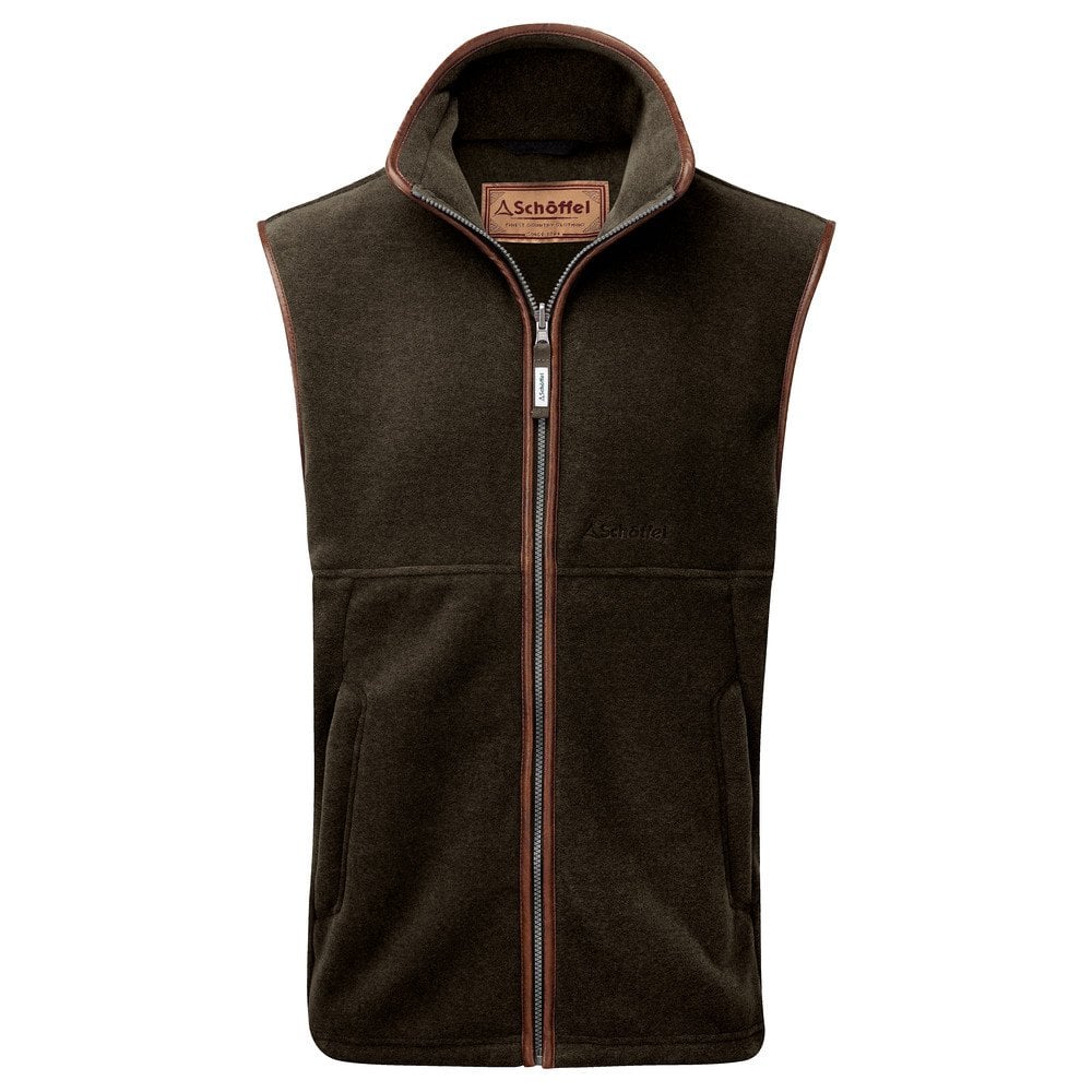 Oakham Fleece Gilet - Dark Olive