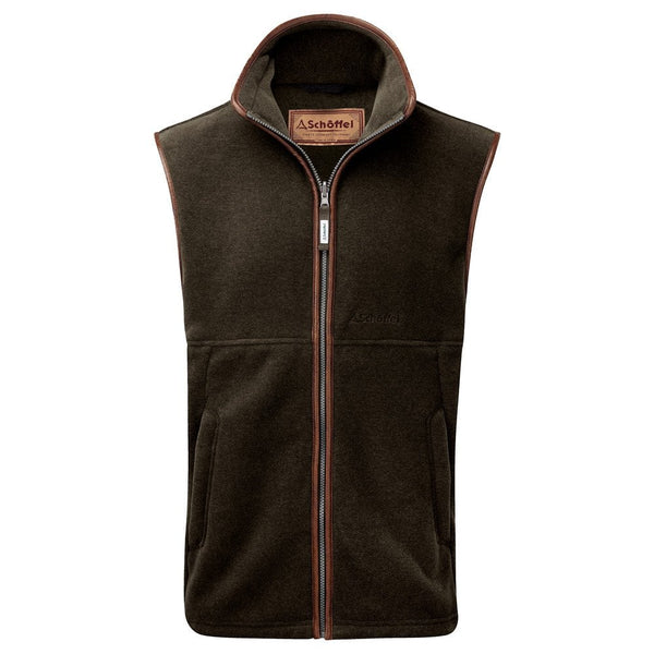 Oakham Fleece Gilet - Dark Olive