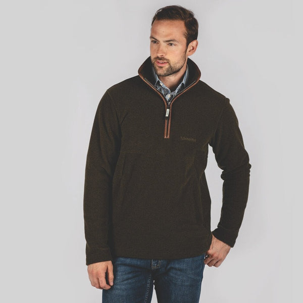 Berkeley 1/4 Zip Fleece - Dark Olive