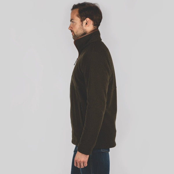 Berkeley 1/4 Zip Fleece - Dark Olive