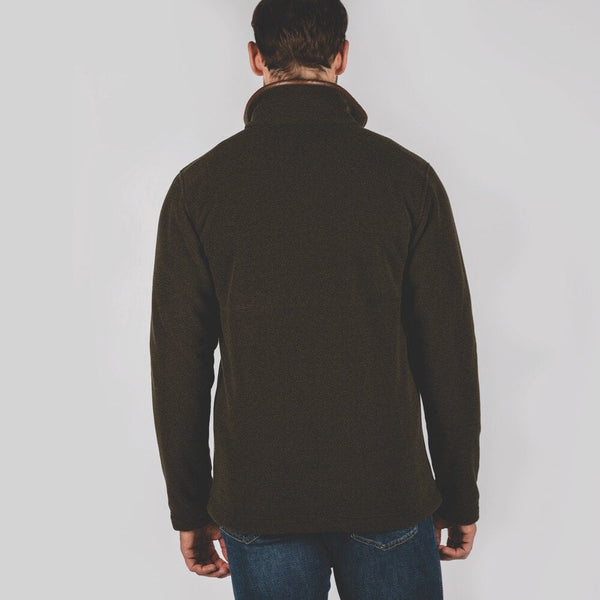 Berkeley 1/4 Zip Fleece - Dark Olive