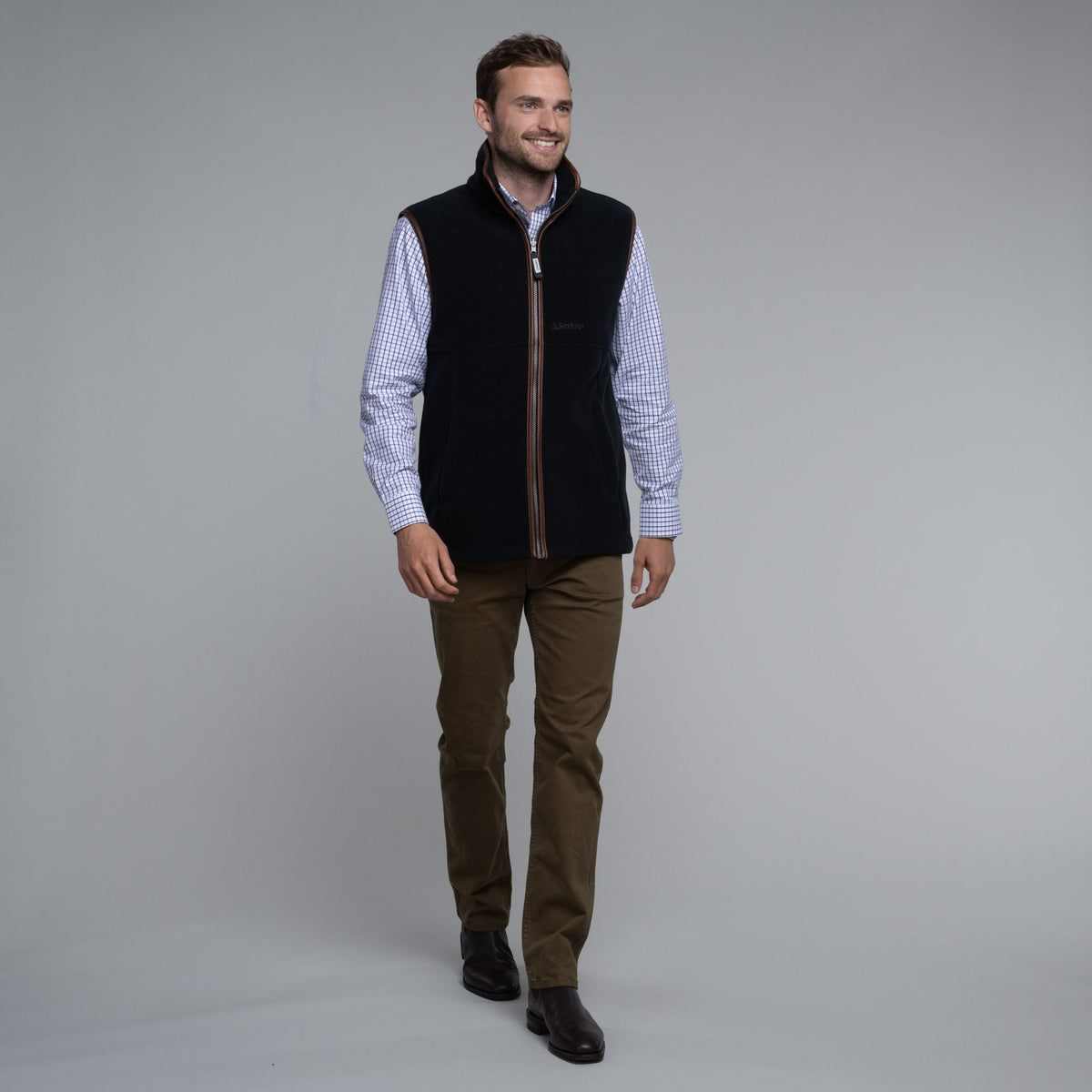Oakham Fleece Gilet - Gunmetal