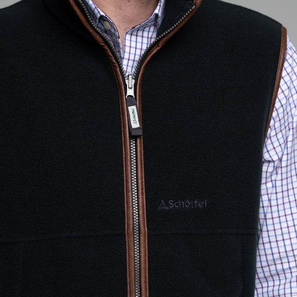 Oakham Fleece Gilet - Gunmetal