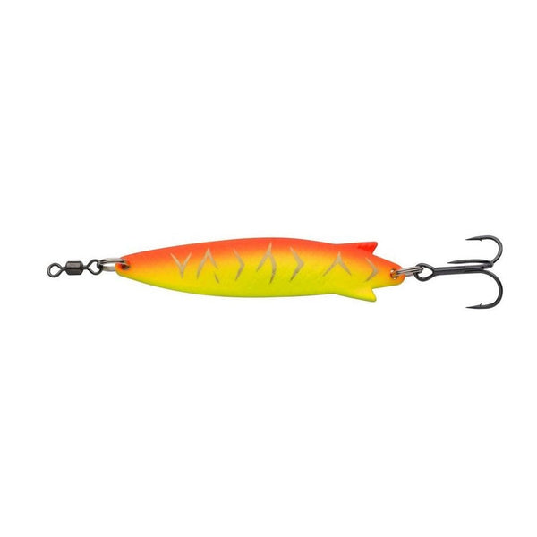 Toby Lead-Free Lures in Red Hot Tiger Pattern