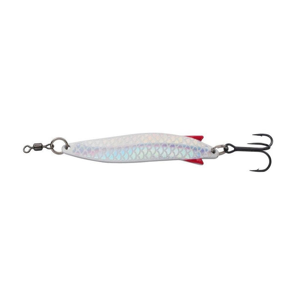 Toby Lead-Free Lures in White Flash Pattern