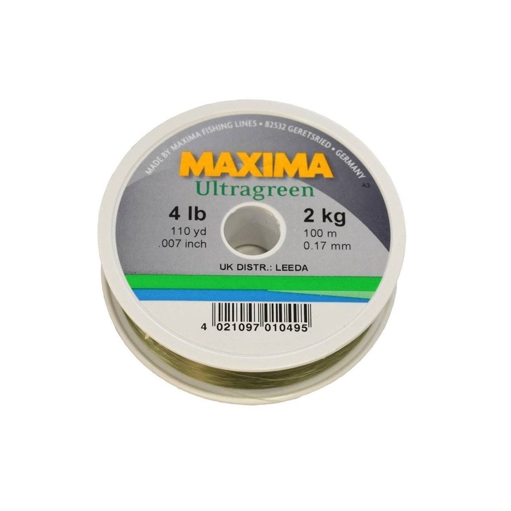 Maxima Ultragreen Monofilament Line (100m Spools)