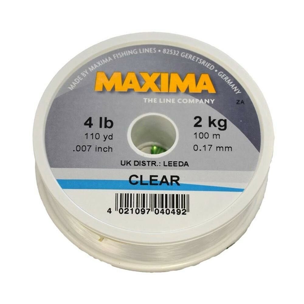 Maxima Clear Monofilament Line (100m Spools)