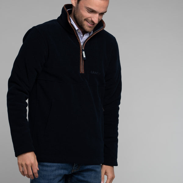 Berkeley 1/4 Zip Fleece - Navy