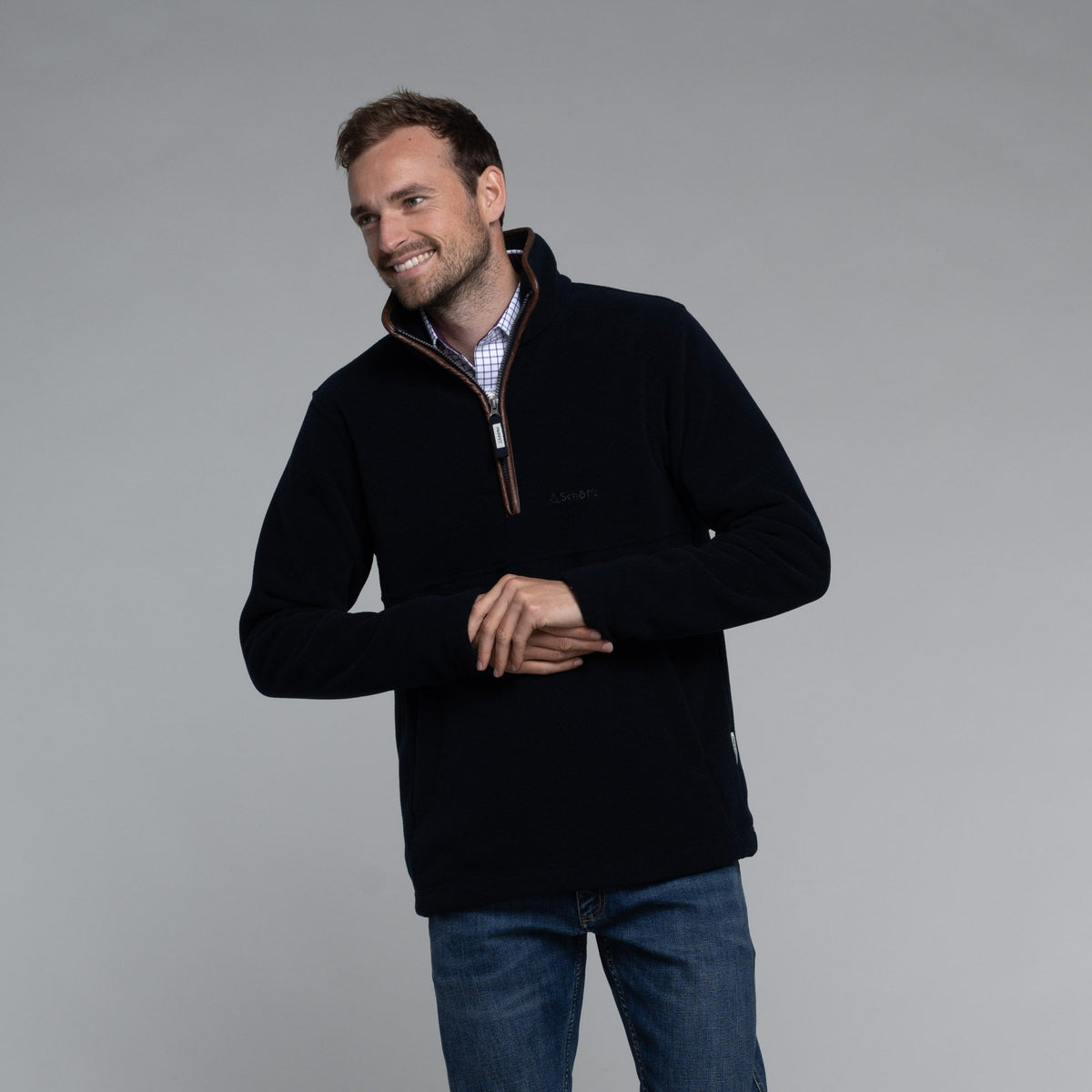 Berkeley 1/4 Zip Fleece - Navy