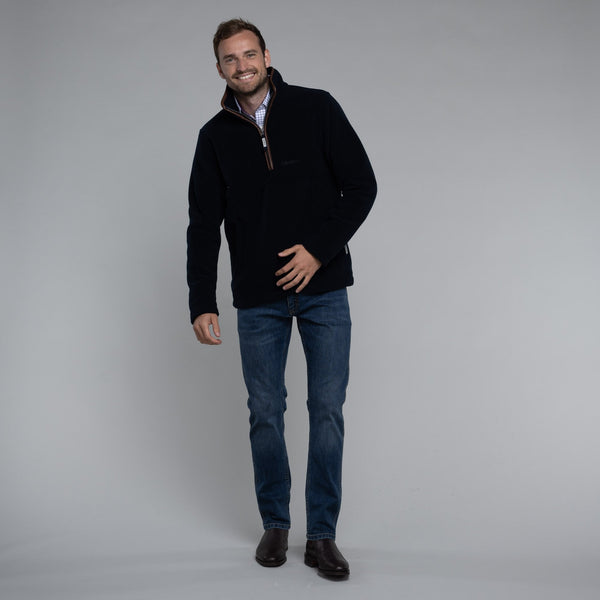 Berkeley 1/4 Zip Fleece - Navy