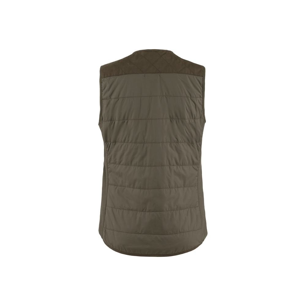 Forest Wool Padded Vest W - Dark Olive