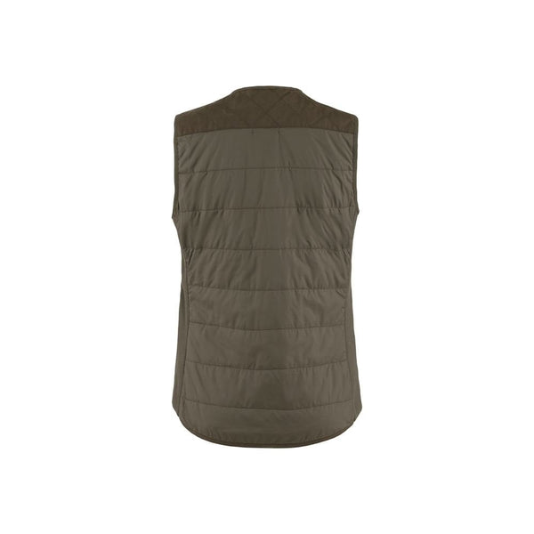 Forest Wool Padded Vest W - Dark Olive