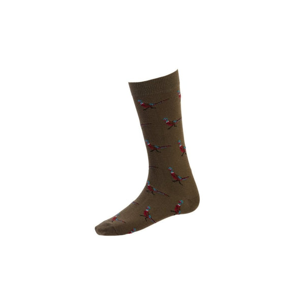 Pheasant Short Socks -Green
