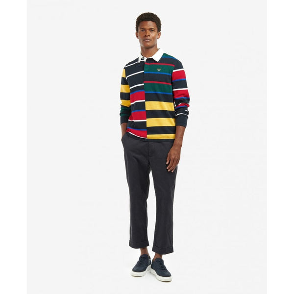 Radcliffe Knitted Rugby Top - Navy
