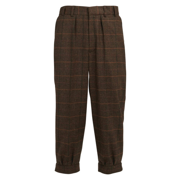Wellesley Wool Breek - Burnhill Brown Check