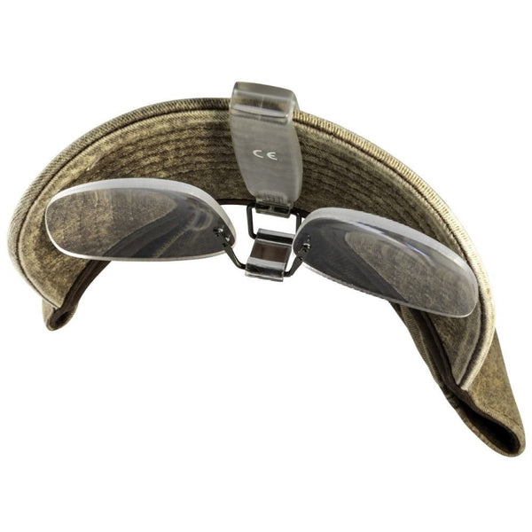 Cap Peak Clip-On Magnifiers +2.5X