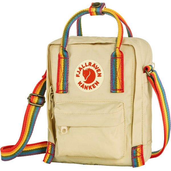 Kånken Sling Rainbow - Light Oak-Rainbow Pattern