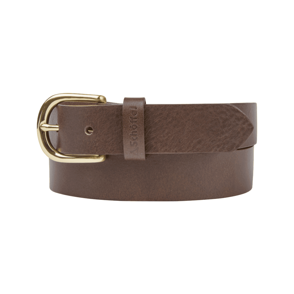 Tideswell Leather Belt - Dark Brown