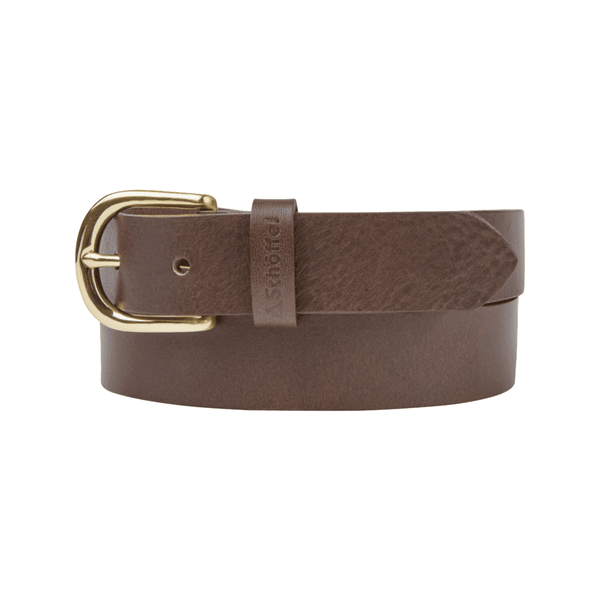 Tideswell Leather Belt - Dark Brown