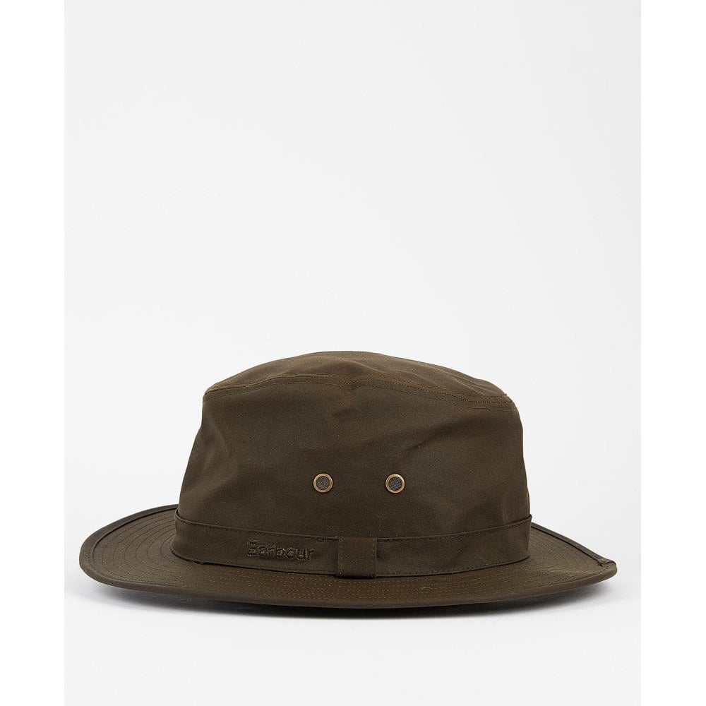 Dawson Wax Safari Hat - Olive