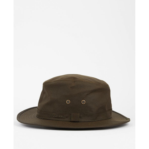 Dawson Wax Safari Hat - Olive