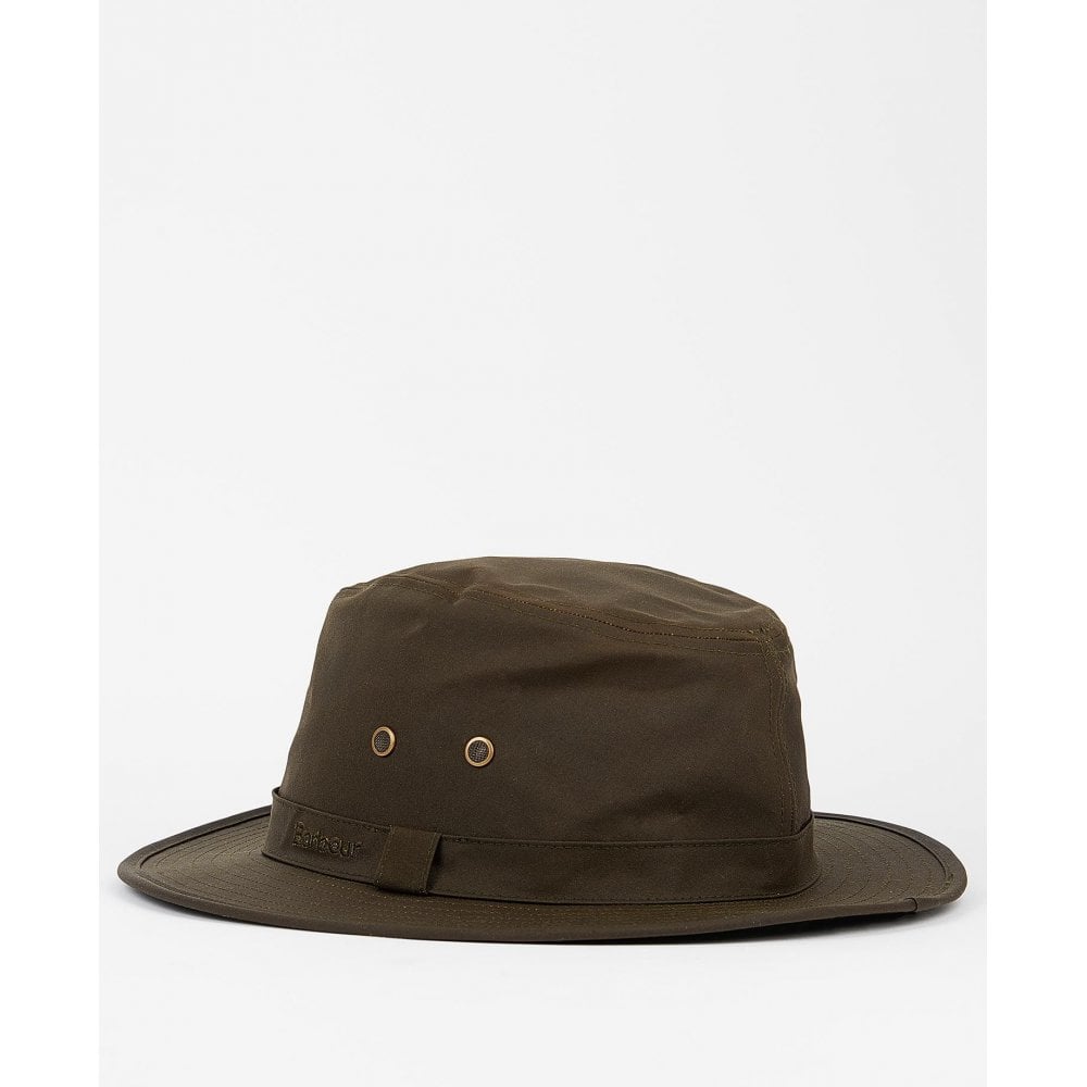Dawson Wax Safari Hat - Olive